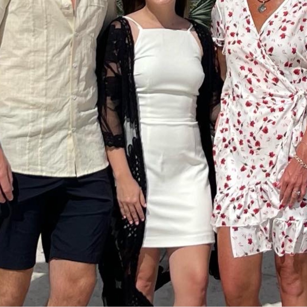 French Connection white dress